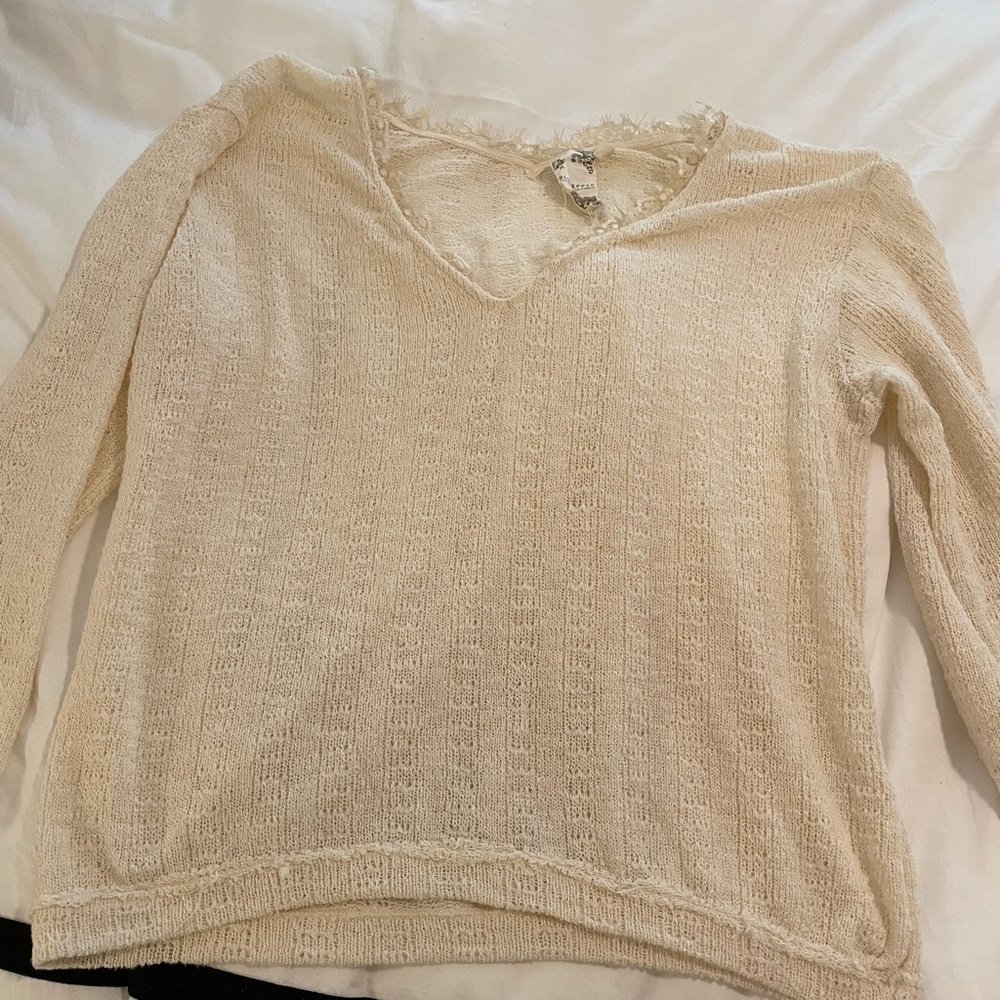 Cream sweater